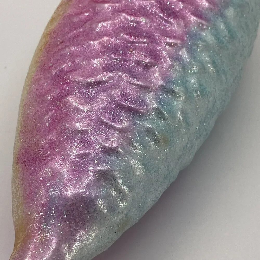 Vintage Christopher Radko Rainbow Trout Hand Blown Glass Christmas Ornament Rare
